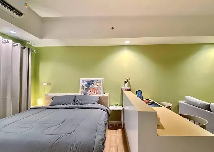 Appartement Baan Nonzee Kingsize Bed Big In Sathorn Bangkok
